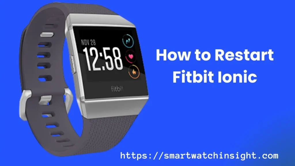 How to Restart Fitbit Ionic