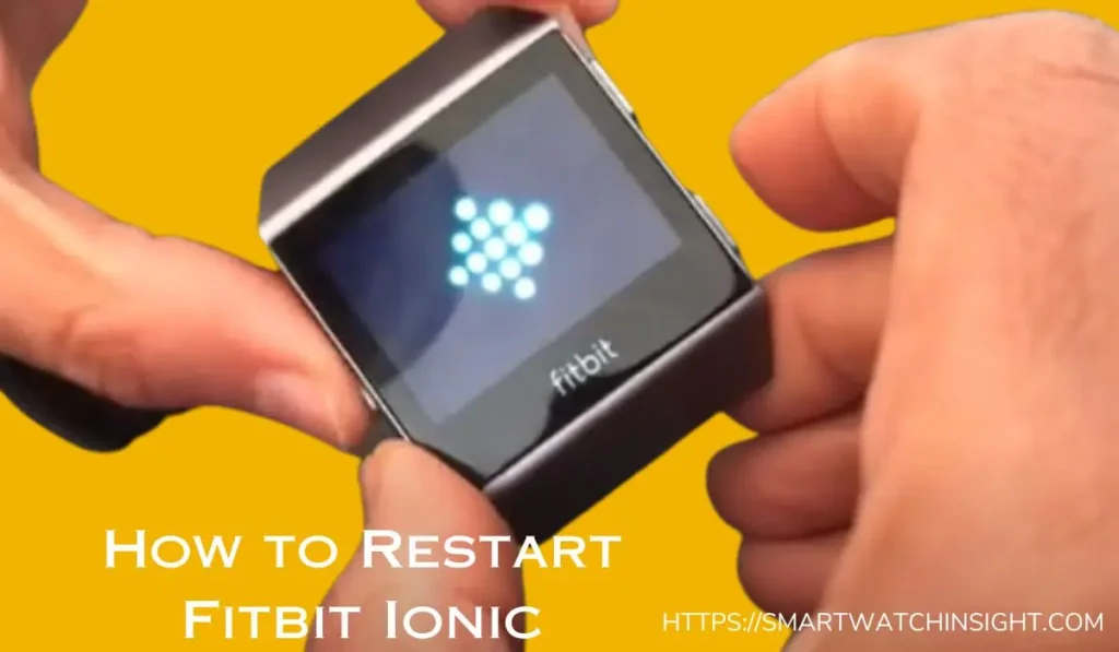 How to Restart Fitbit Ionic