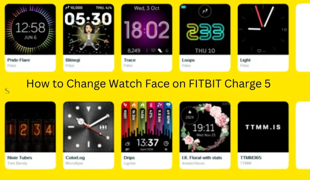 How to Change Watch Face on FITBIT Charge 5