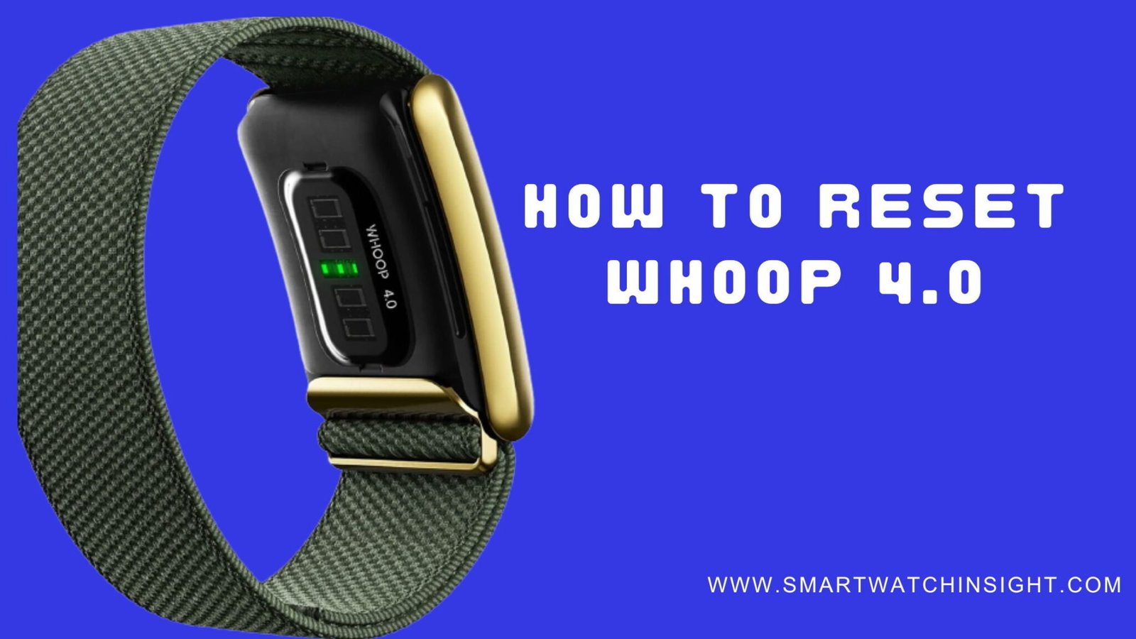 How To Reset Whoop 4.0 1Click Reset That Will Fix It!