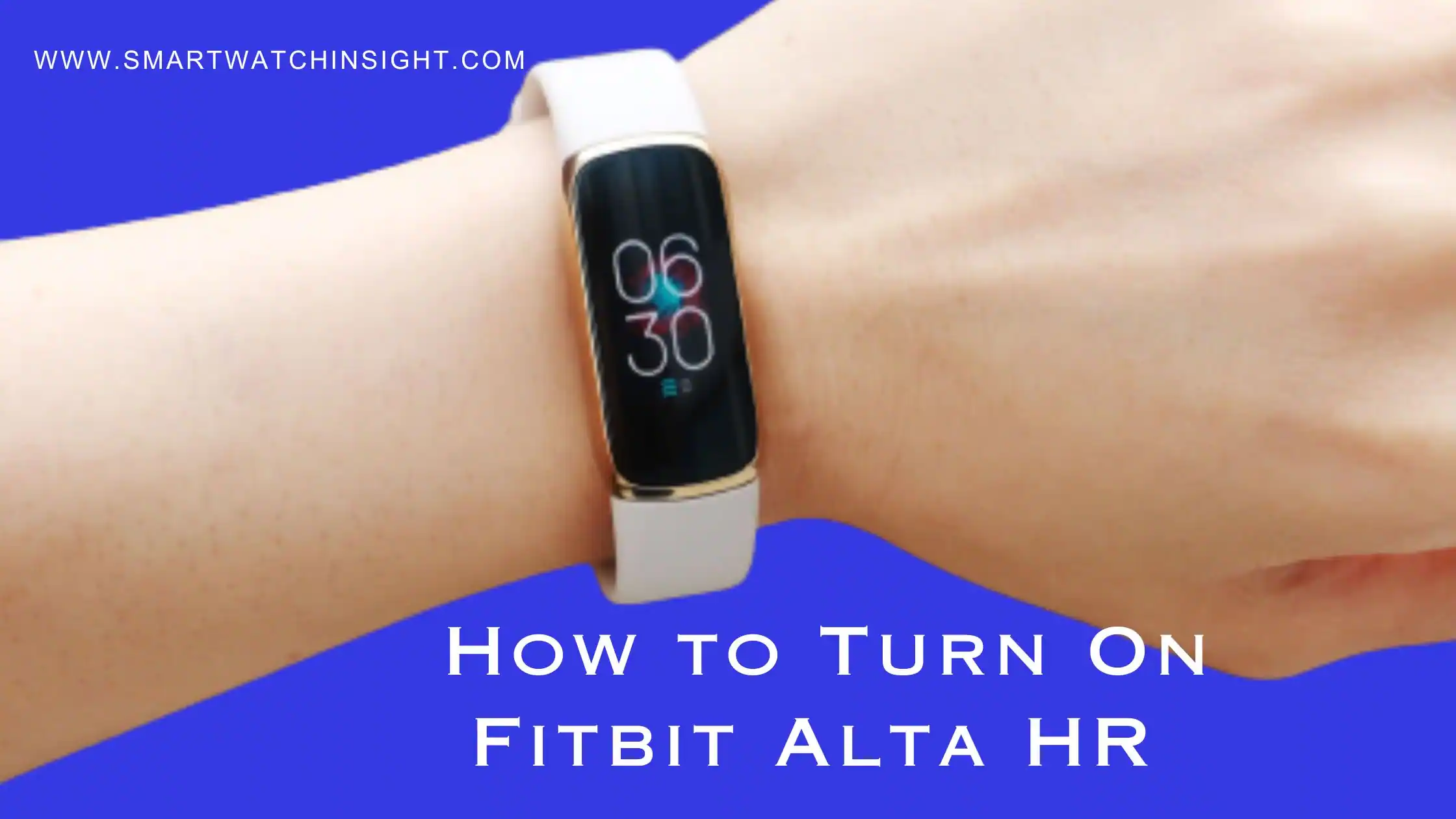 How to Turn On Fitbit Alta HR