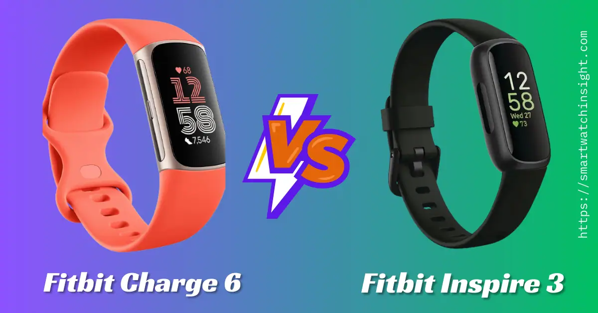 Fitbit Charge 6 vs. Inspire 3