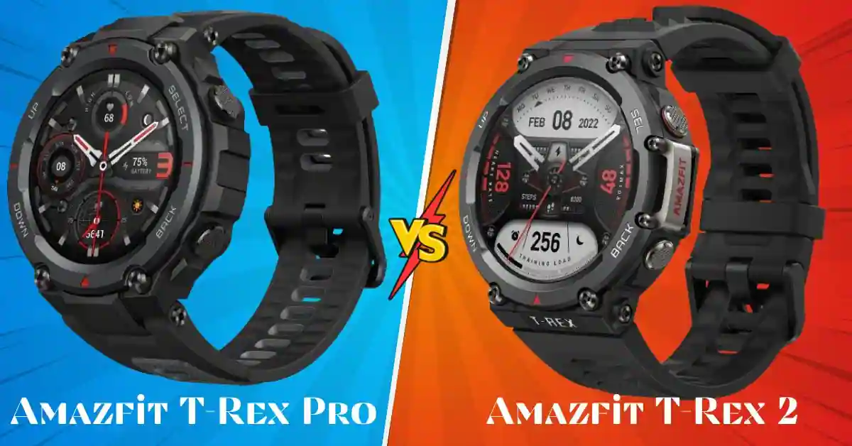 Amazfit T-Rex Pro vs T-Rex 2
