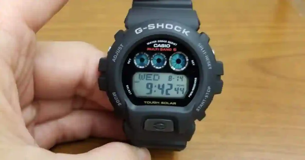 Casio G-Shock GW-6900-1 (rugged solar digital watch with atomic timekeeping)