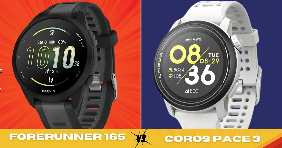 You are currently viewing Garmin Forerunner 165 vs Coros Pace 3: Which one is better
