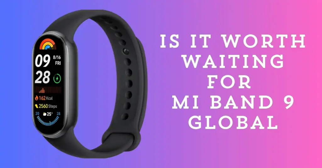 Xiaomi Mi Band 9 Global version with a sleek AMOLED display and customizable straps