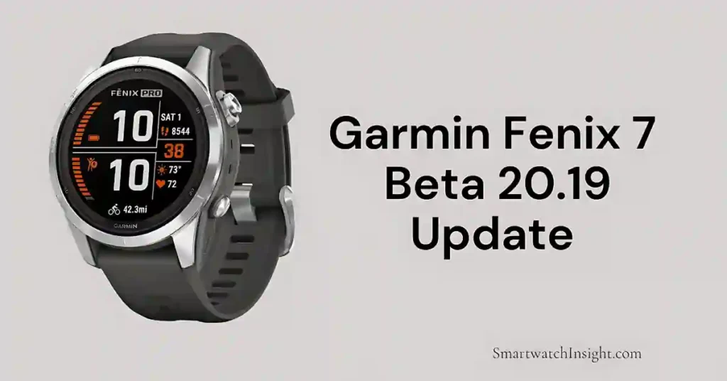 Garmin Fenix 7 Beta 20.19 Update: ECG Expansion, Bug Fixes & Installation Guide