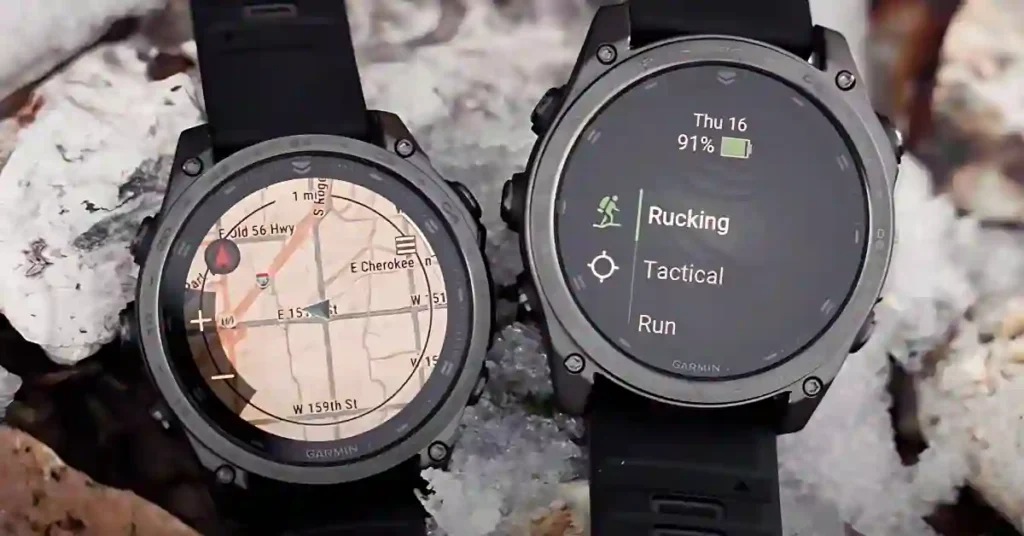 Garmin Tactix 8 smartwatch with Rucking Mode tracking weighted workouts