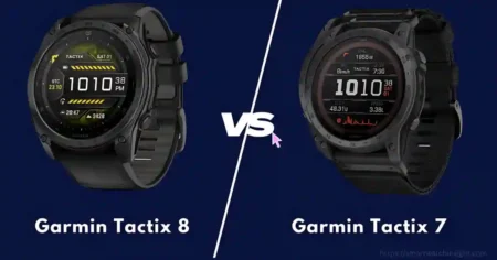 Garmin Tactix 8 vs Tactix 7: Must-Know Upgrades & Should You Switch? Garmin Tactix 8 vs Tactix 7 side-by-side comparison highlighting key features like AMOLED display, water resistance, and GPS accuracy.