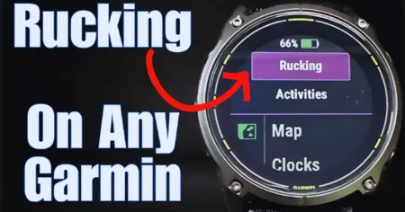 "How to enable rucking on any Garmin watch for accurate workout tracking