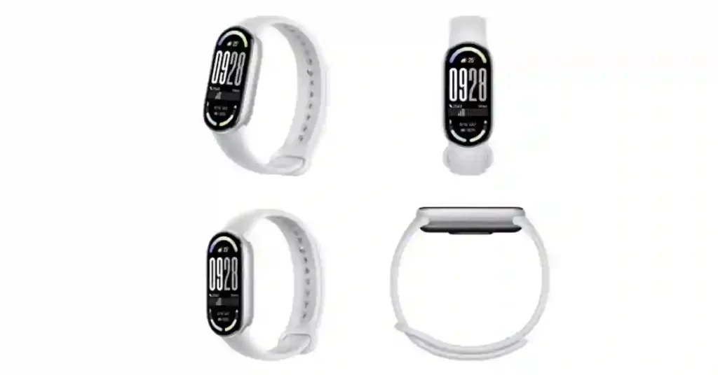 Exclusive: Xiaomi Smart Band 10 Price & Launch Date 2 Close-up of Xiaomi Smart Band 10’s €49.99 fitness tracker with ultra-thin bezels and 5ATM water resistance