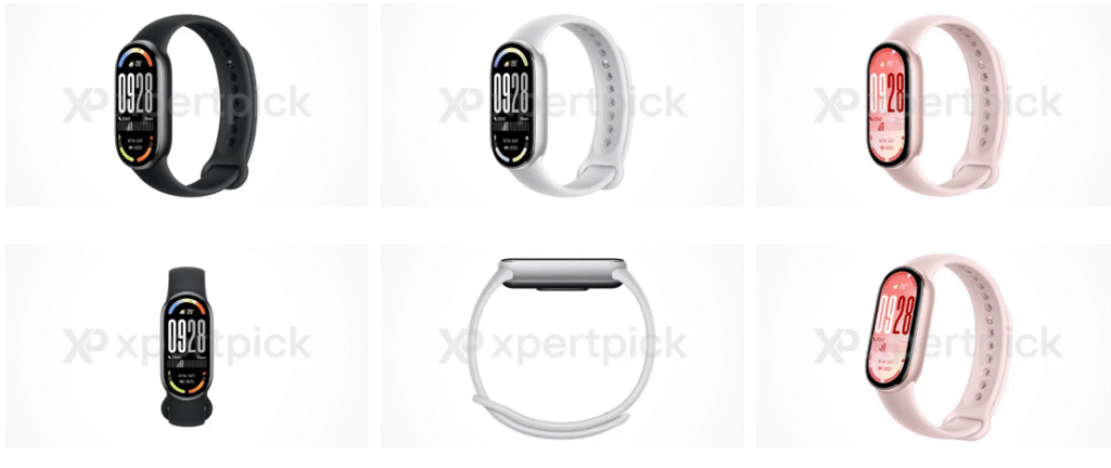 Xiaomi Smart Band 10 Leak Reveals Bigger AMOLED & 21-Day Battery 1 Xiaomi Smart Band 10 leak displays color options in pink, black, and white