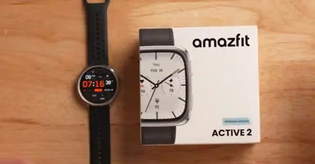 First Look: Amazfit Active 2 Square – A $149 Smartwatch That Punches Above Its Weight 3 Amazfit Active 2 Square unboxing showing watch, straps, and charger