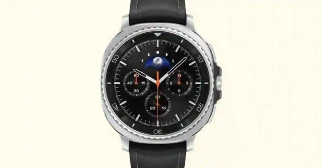 Galaxy Watch 8 Series Leak: Design & Health Features Revealed (Before Unpacked 2025) 2 Close-up render of the Galaxy Watch 8 Classic featuring the physical rotating bezel and new third button.