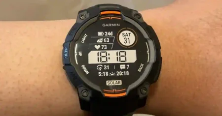 Garmin Instinct 3 smartwatch models including Solar, AMOLED, and Tactical receiving Beta 10.21 software update with new features and bug fixes