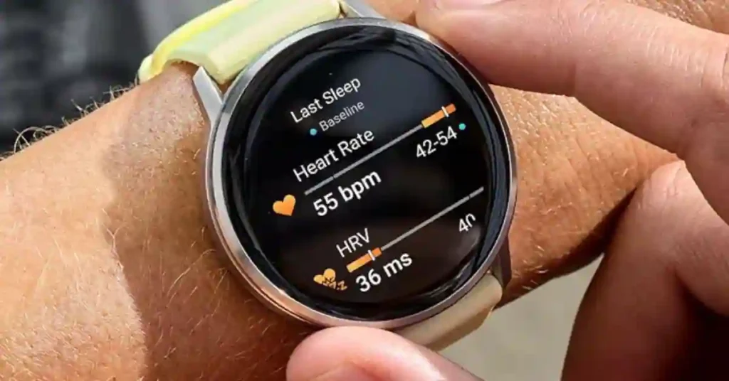 Garmin Connect app interface displaying lifestyle logging habits and detailed sleep insights from Garmin Venu 4