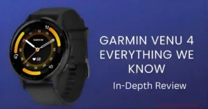 Garmin Venu 4 smartwatch with sleek round design and AMOLED display shown on wrist during workout