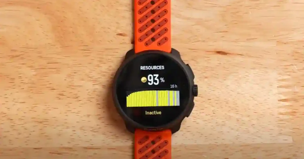 Suunto Race 2 screen displaying heart rate, step count, and weekly activity graphs