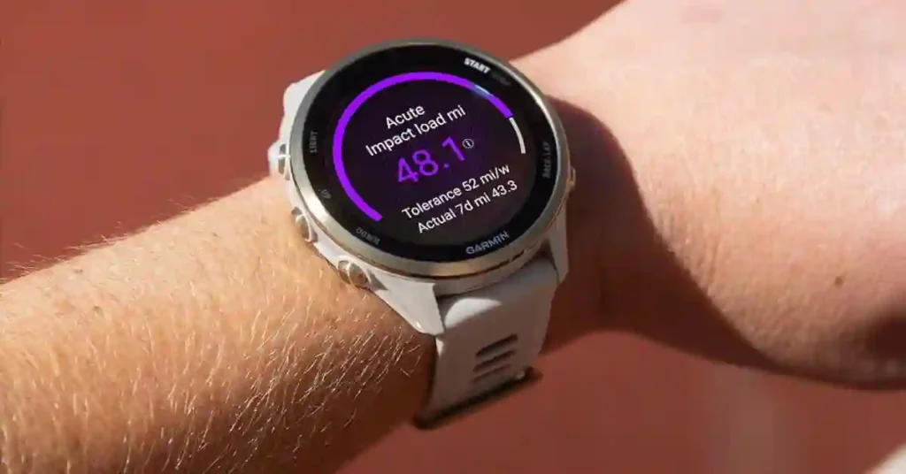 Garmin Forerunner 970 smartwatch showing software update screen for Beta Version 12.60