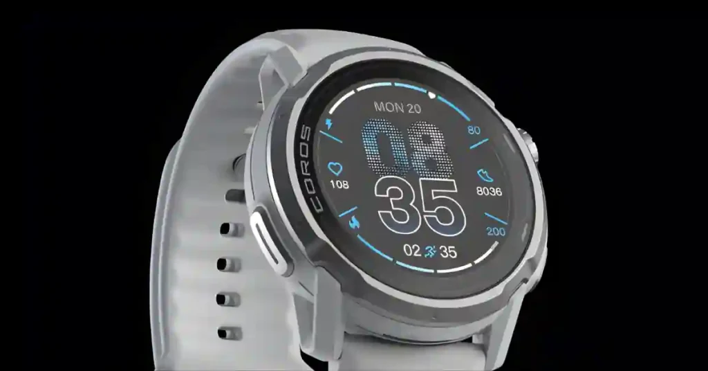 COROS APEX 4: Offline Maps, Voice Features & Epic Battery Life Close-up view of COROS APEX 4 smartwatch featuring MIP display and offline map navigation