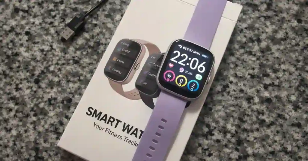 Specifications of the $200-style GPS smartwatch including built-in GPS, 2-inch HD display, IP68 water resistance, and 178+ sport modes.