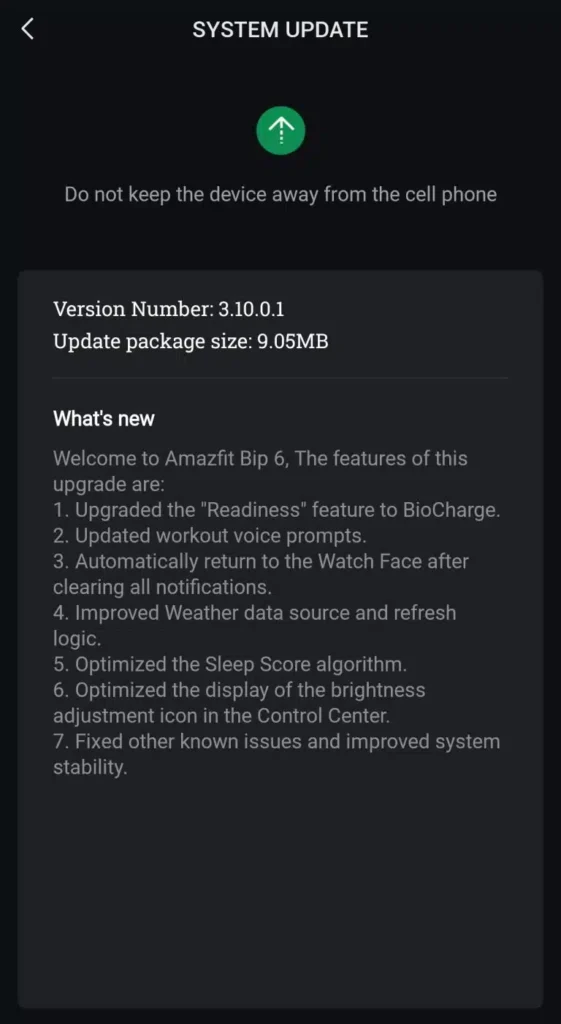 Close-up of Amazfit Bip 6 smartwatch showing the new BioCharge interface at 78 percent with activity and sleep icons.