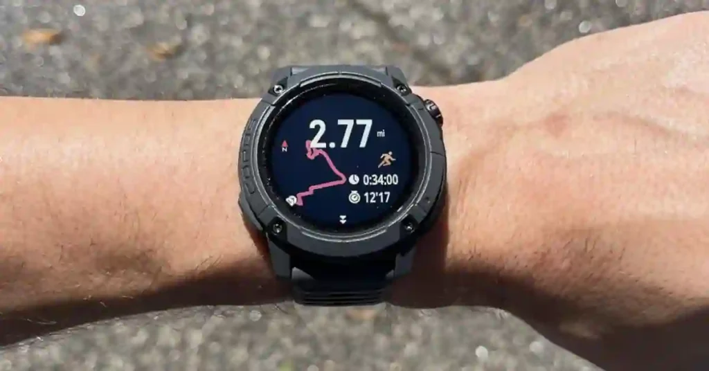 Coros Nomad rugged smartwatch with voice memo recording and GPS navigation for hiking and outdoor exploration