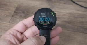 Garmin Forerunner 55 GPS running watch on sale under $150 on Amazon US