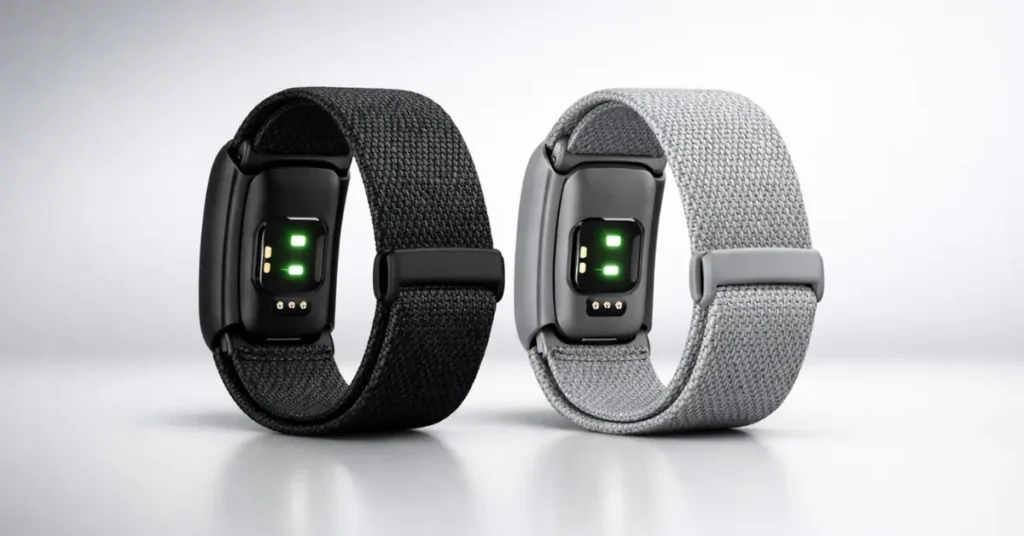 Garmin CIRQA Smart Band black and gray screenless fitness tracker with heart rate sensor