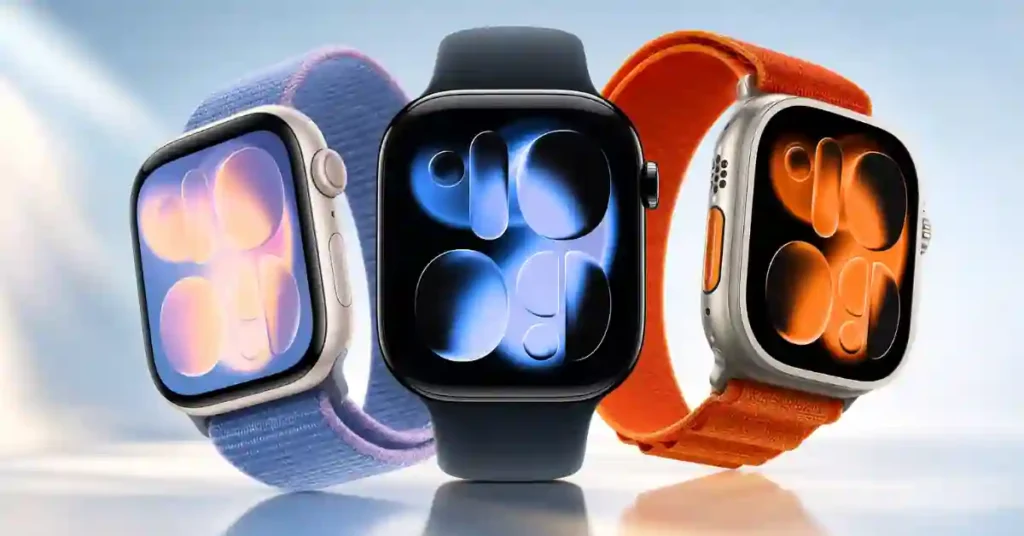 Preview of the 2026 Apple Watch lineup showing the rumored Series 12 design and Ultra 4 titanium chassis side-by-side.