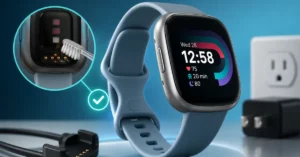 Fitbit Not Charging? 7 Real Fixes That Actually Work (2026) fitbit not holding charge fix — cleaning charging contacts with toothbrush