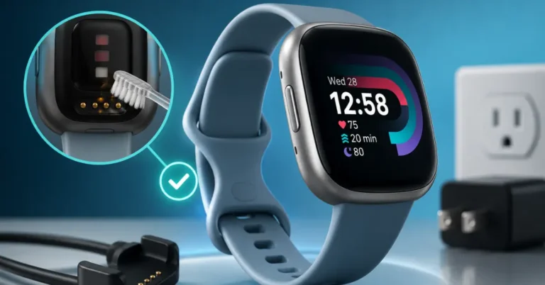fitbit not holding charge fix — cleaning charging contacts with toothbrush