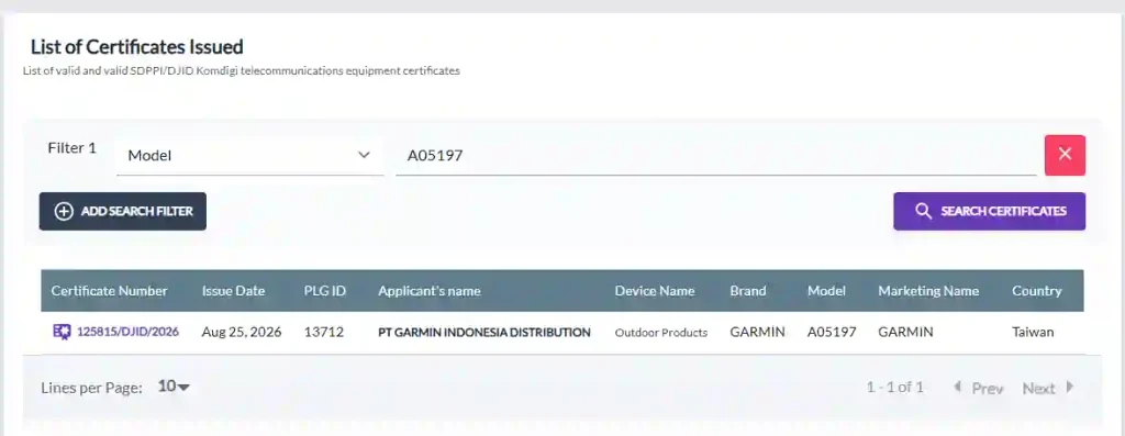 Garmin Enduro 4 Leaked: Release Date, Features & The Big Display Question (2026) 1 Garmin Enduro 4 Leaked-The Indonesian e-Sertifikasi database lists an unnamed Garmin device with model number A05197