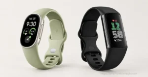Fitbit Edge vs Fitbit Charge 6 fitness tracker comparison