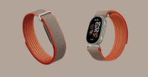Google Fitbit Air and Fitbit Edge fitness trackers side by side