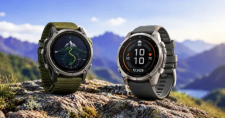 Garmin Enduro 4 vs. Fenix 9: Which Flagship GPS Watch Wins Your Wrist? Garmin Enduro 4 and Garmin Fenix 9 Pro Solar GPS watches side by side